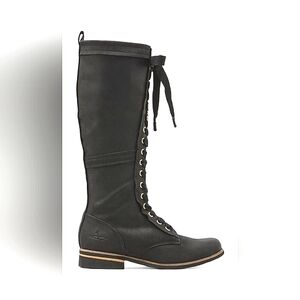 J. Shoes Empire Black Leather Boots Size 8